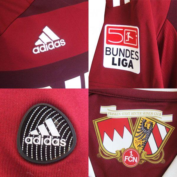 adidas（アディダス） FCニュルンベルク 12-13 ホーム 半袖レプリカ