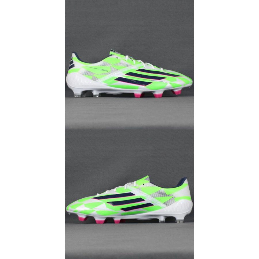 adidas（アディダス） アディゼロ F50 FG コアホワイト×リッチブルー