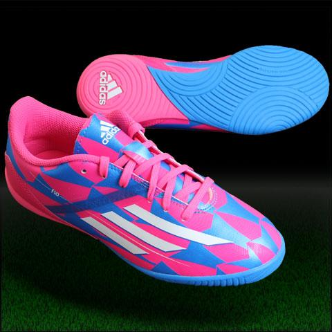 adidas（アディダス） F10 IN J ソーラーピンク×コアホワイト 【adidas