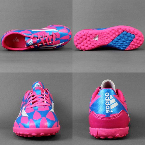 adidas F10 TF J ソーラーピンク×コアホワイト 【adidas|アディダス