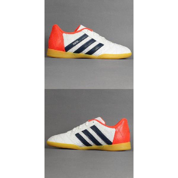adidas（アディダス） スーパーサラ 14 J コアホワイト×リッチブルー