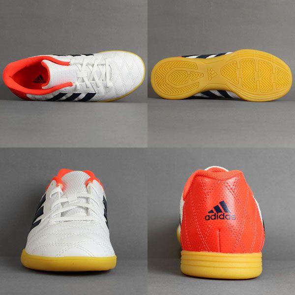 adidas（アディダス） スーパーサラ 14 J コアホワイト×リッチブルー