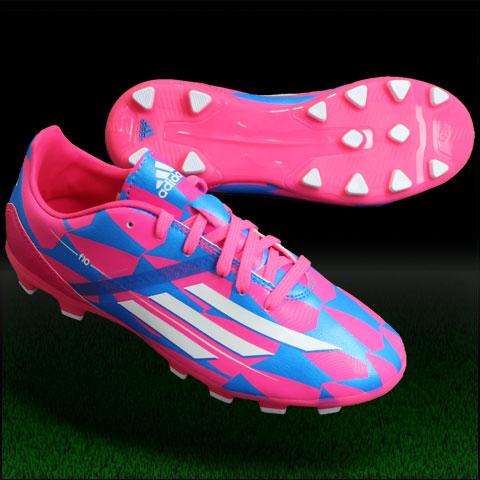 adidas F10 HG J ソーラーピンク×コアホワイト 【adidas