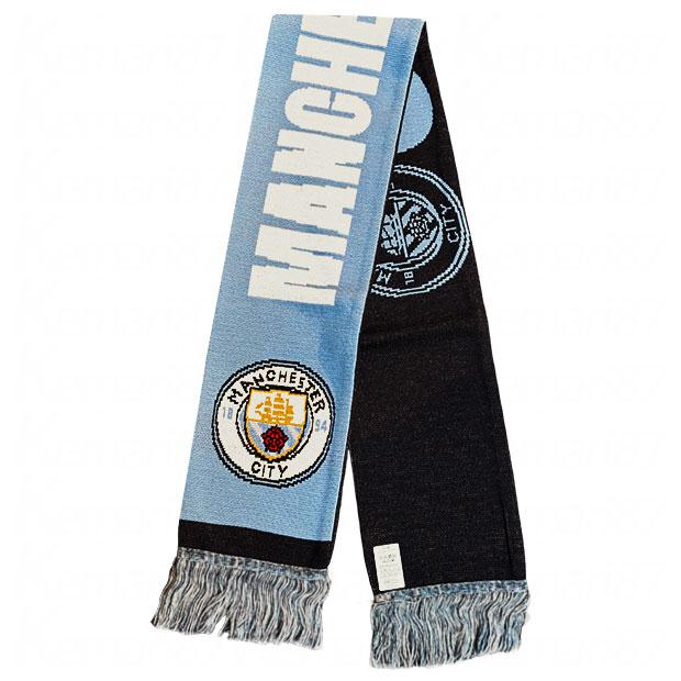 マンチェスターシティ ニットマフラー クラブチーム防寒アクセサリー