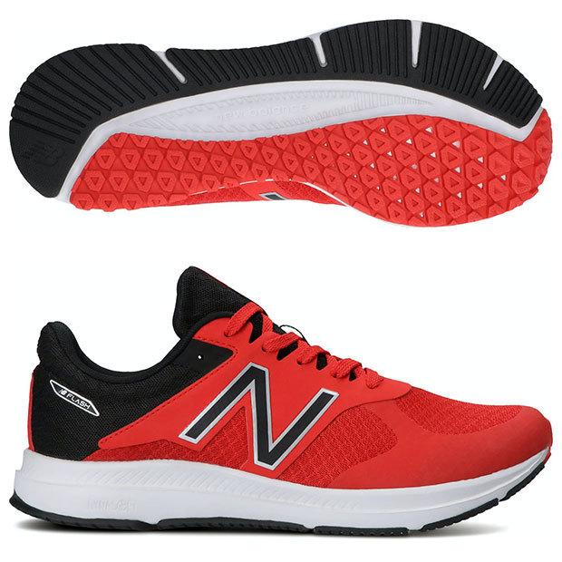 New Balance（ニューバランス） M FLASH D レッド×ブラック