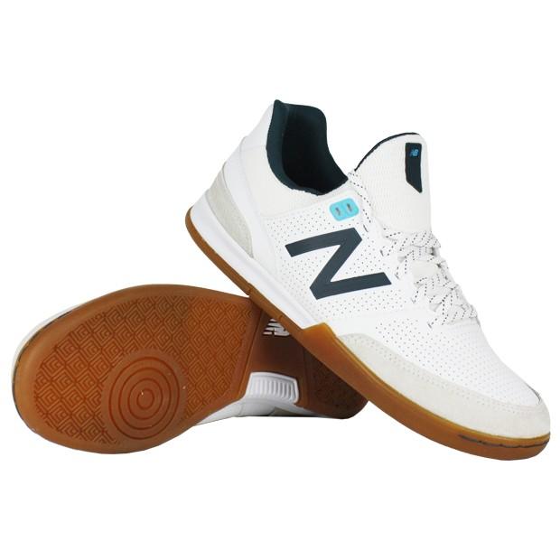 AUDAZO PRO IN WN4　ホワイト×ネイビー　【NewBalance|ニューバランス】フットサルシューズmsapiwn42e｜kemari87