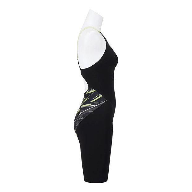 Mizuno GX・SONIC NEO AG ブラック×ネオライム Lサイズ MIZUNO（ミズノ） レディース GX・SONIC NEO AG ハーフスーツ ブラック