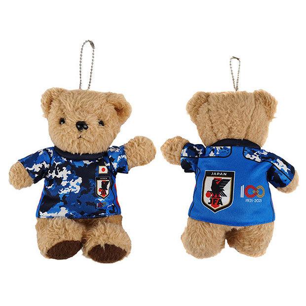 サッカー日本代表 2002限定テディベア テディベアがSAMURAI BLUEのロゴを背負う！シュタイフ社から