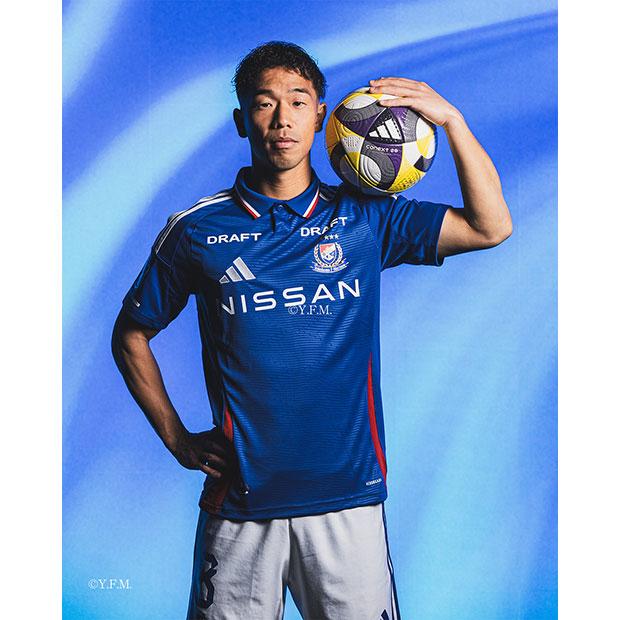 2025 山村和也 47 Lサイズ マリノス ユニフォーム adidas（アディダス） 横浜F・マリノス 2025 ホーム 半袖