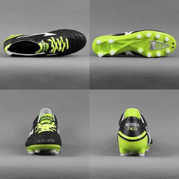 MIZUNO（ミズノ） モレリア NEO ブラック×ホワイト×ライム 【MIZUNO