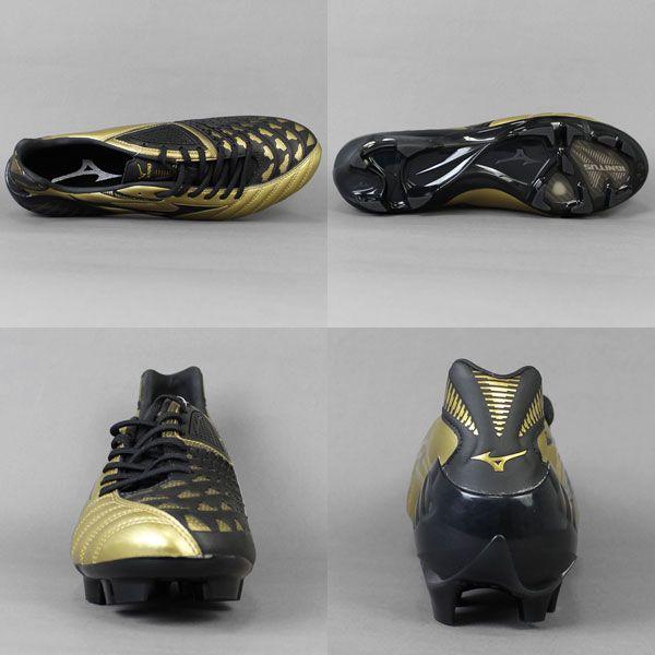 MIZUNO ウエーブイグニタス 3 MD ゴールド×ブラック 【MIZUNO