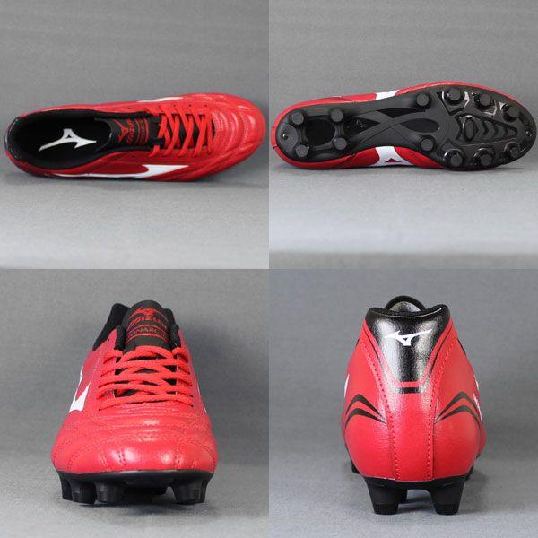 MIZUNO モナルシーダ FS MD レッド×ホワイト 【MIZUNO|ミズノ