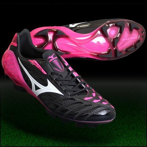 MIZUNO ウエーブイグニタス 3 MD ブラック×ホワイト×ピンク