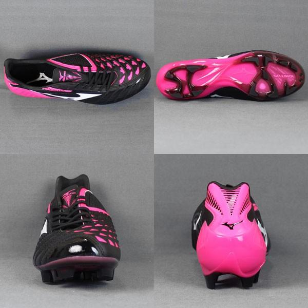 MIZUNO ウエーブイグニタス 3 MD ブラック×ホワイト×ピンク 【MIZUNO