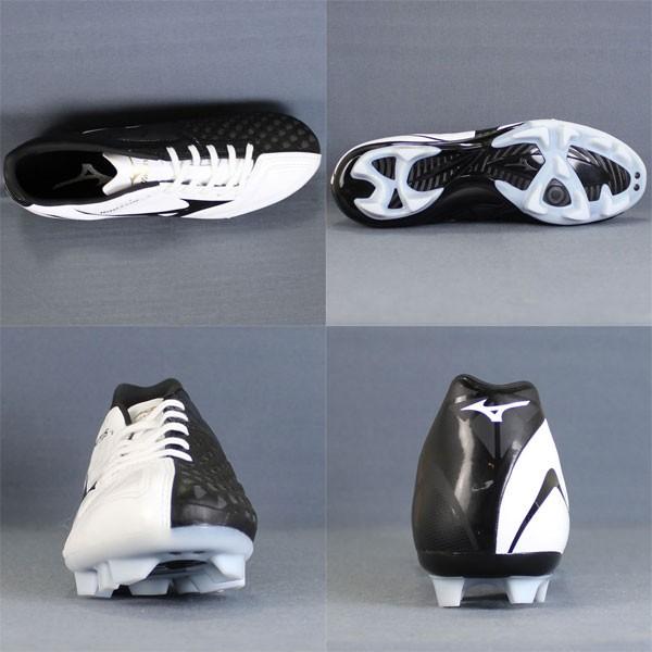 Mizuno サッカーシューズ ホワイト/ブラック MIZUNO イグニタス 4 AS ホワイト×ブラック 【MIZUNO|ミズノ