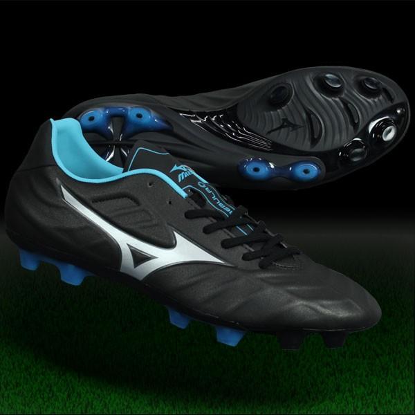 Mizuno レビュラ V2 SL 25.5 黒×シルバー - サッカースパイク Mizuno レビュラ V2 SL 25.5 黒×シルバー - サッカースパイク
