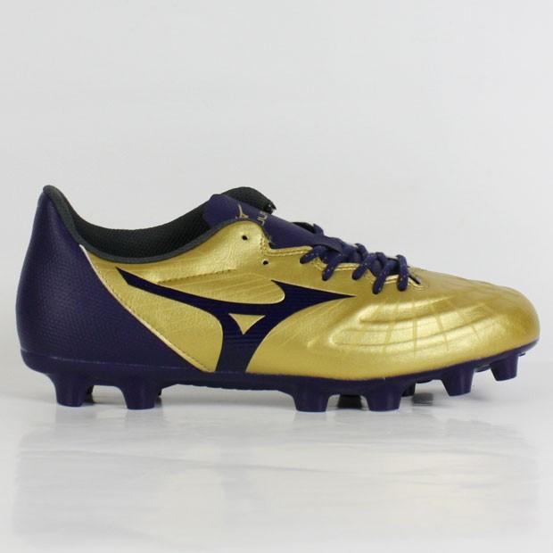 ミズノ　レビュラ3　サッカー　スパイク　ゴールド/ネイビー　HG MIZUNO（ミズノ） レビュラ 3 SELECT+ ゴールド×ネイビー 【MIZUNO