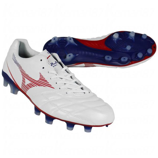 レビュラ CUP JAPAN ホワイト×レッド Mizuno Rebula Cup Japan - White/High Risk Red - Mens Soccer