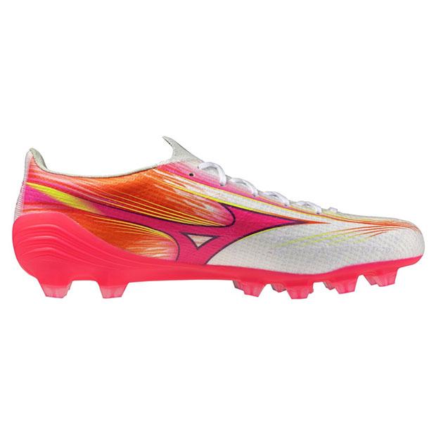 ミズノアルファ 3 PRO　ホワイト×ピンク　【MIZUNO|ミズノ】サッカースパイクp1ga266464_2