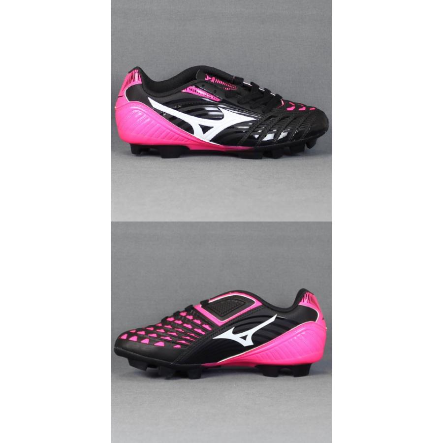 MIZUNO イグニタス 3 Jr MD ブラック×ホワイト×ピンク 【MIZUNO