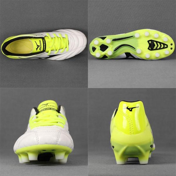 MIZUNO（ミズノ） モナルシーダ 2 UL Jr. ホワイト×ブラック×イエロー