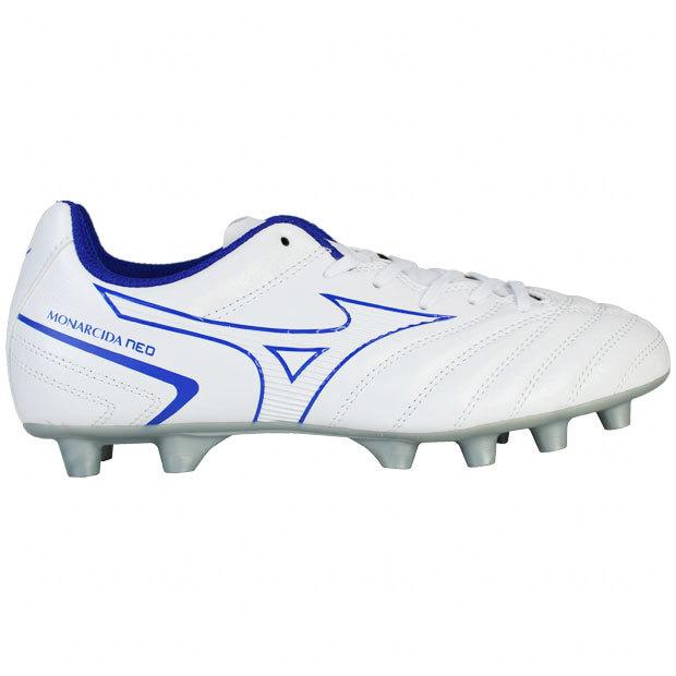 ジュニア モナルシーダ NEO 2 SELECT Jr ホワイト×ブルー 【MIZUNO|ミズノ】サッカージュニアスパイクp1gb222525|kemari87|02