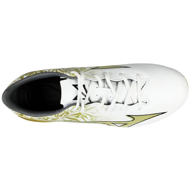 Mizuno Alpha サッカーシューズ ホワイト/ゴールド　25センチ Mizuno Alpha サッカーシューズ ホワイト/ゴールド 25センチ