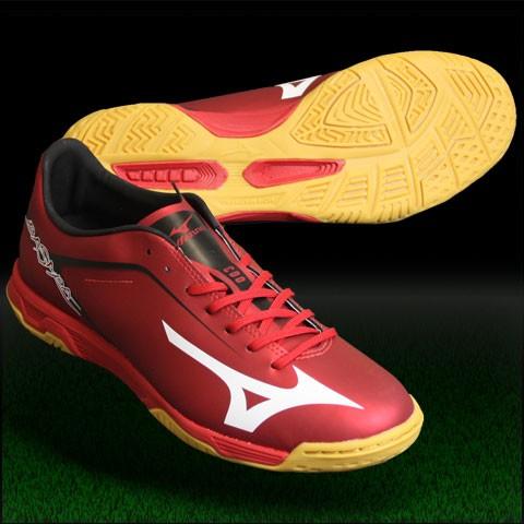 Mizuno フットサルシューズ レッド/ホワイト