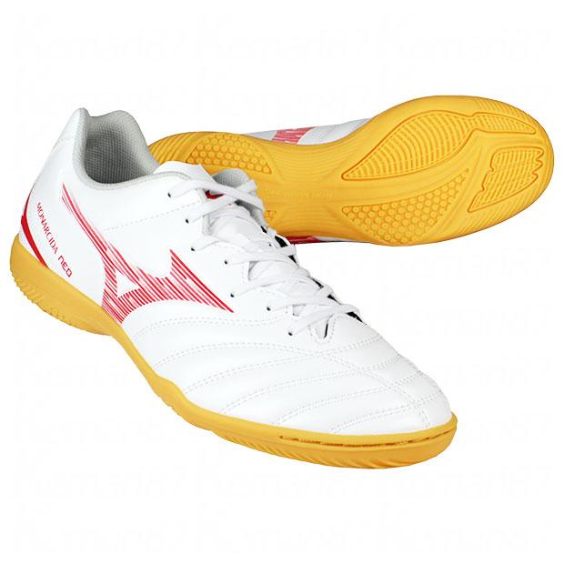 モナルシーダ NEO 3 SELECT IN　ホワイト×レッド　【MIZUNO|ミズノ】フットサルシューズp1gf242560 の商品画像