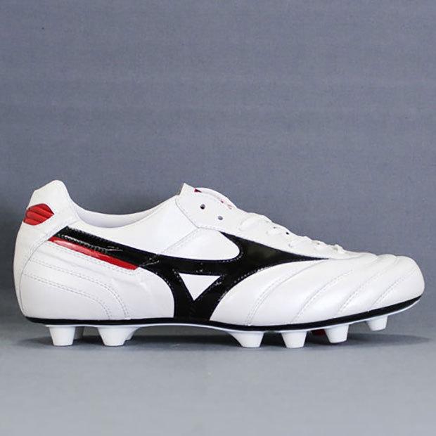 モレリア2　kemari87別注　タイト　スーパーホワイトパール×ブラック　【MIZUNO|ミズノ】サッカースパイクp1gx152209｜kemari87｜02