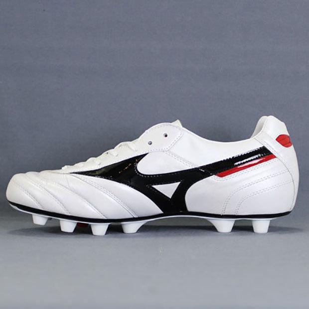 モレリア2　kemari87別注　タイト　スーパーホワイトパール×ブラック　【MIZUNO|ミズノ】サッカースパイクp1gx152209｜kemari87｜03