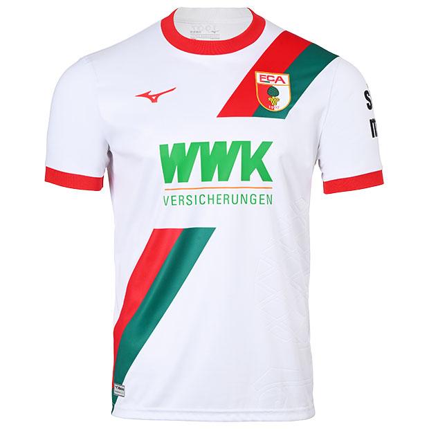 アウクスブルク 25-26 ホーム 半袖レプリカユニフォーム　【MIZUNO|ミズノ】クラブチームレプリカウェアーp2gacx1001 MIZUNO（ミズノ） アウクスブルク 25-26 ホーム 半袖レプリカ