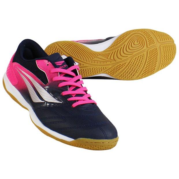 ペナルティフットサルシューズ新品24.５㎝ PENALTY クラッキ NVFM ネイビー×Fマゼンタ 【PENALTY