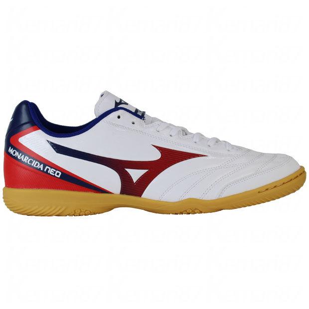 モナルシーダ NEO SALA SELECT IN　ホワイト×レッド　【MIZUNO|ミズノ】フットサルシューズq1ga212262｜kemari87｜02