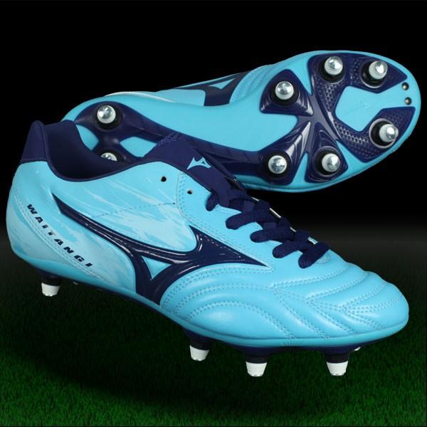新品 ミズノ ラグビーシューズ /R1GA180014 27.0スーパーワイド MIZUNO（ミズノ） ワイタンギ PS ネイビー×ブルー 【MIZUNO|ミズノ