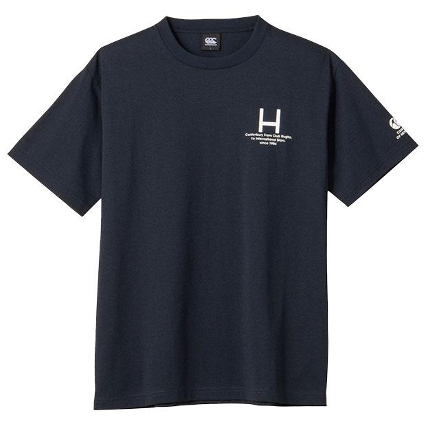 39081 カンタバリー　Ｔシャツ　紺色　サイズＬ 半袖Tシャツ 【canterbury|カンタベリー】ラグビーウェアーra33089