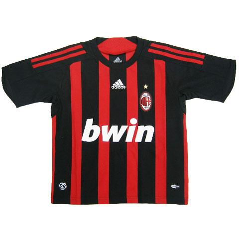 adidas（アディダス） ACミラン 08-09 ホーム キッズジュニア 半袖