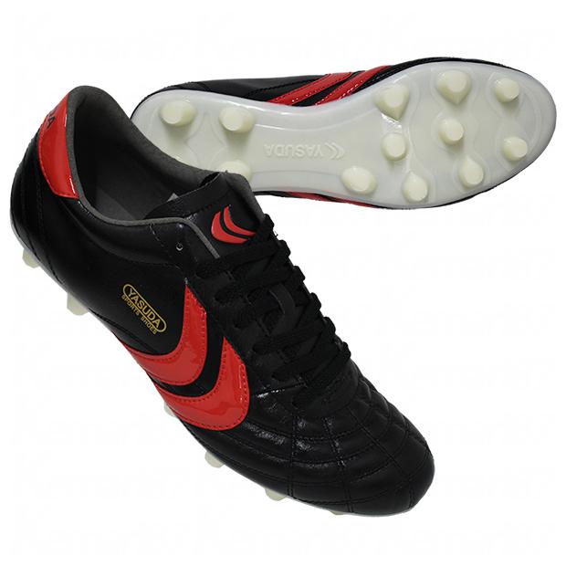 リガレスタ|Pro-ex|2　ブラック×レッド　【YASUDA|ヤスダ】サッカースパイクs24001-0002 ヤスダ（YASUDA） リガレスタ Pro-ex 2 ブラック×レッド 【YASUDA