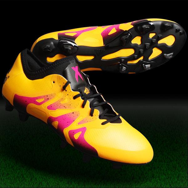 adidas（アディダス） エックス 15.1 FG/AG ソーラーゴールド×コア