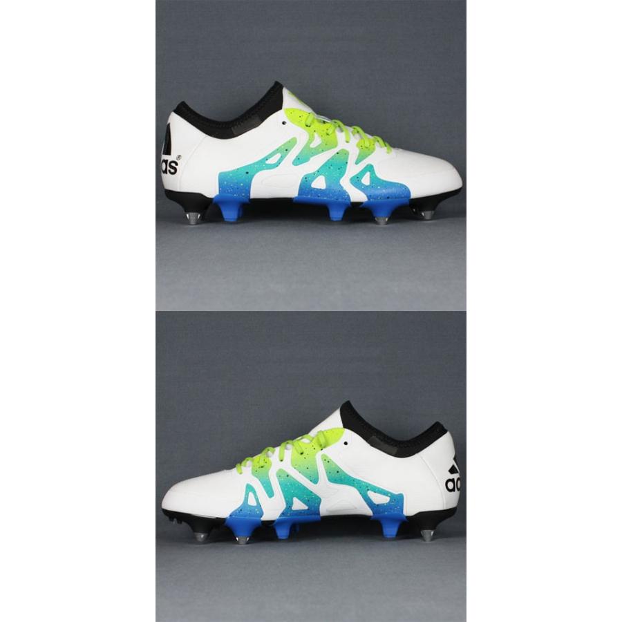 adidas エックス 15.1 SG ランニングホワイト×セミソーラー