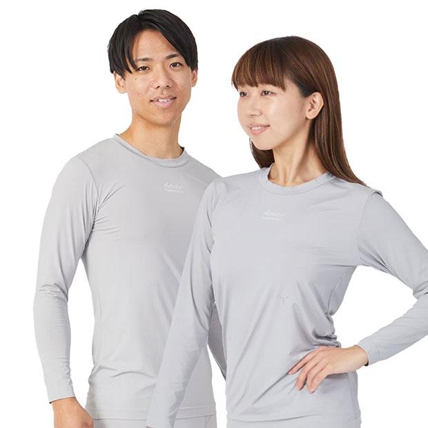 爆買!! TERAX COOL 熱放射冷感クルーネック長袖インナーシャツ