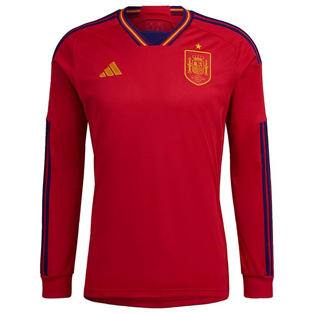 adidas（アディダス） スペイン代表 2022 ホーム 長袖レプリカ
