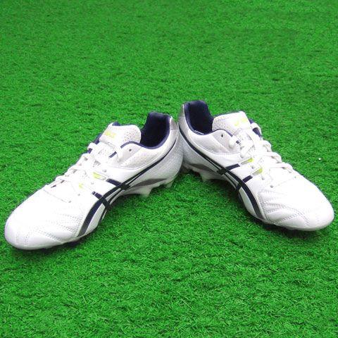ASICS DS LIGHT ホワイト/ネイビー ラグビースパイク ASICS アシックス DS LIGHT CLUB(ホワイト×ブルー) 1103A097 100