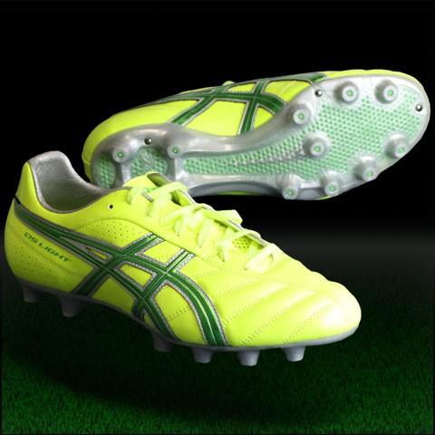 DSライト ASICS（アシックス） DSライト wide フラッシュイエロー×グリーン