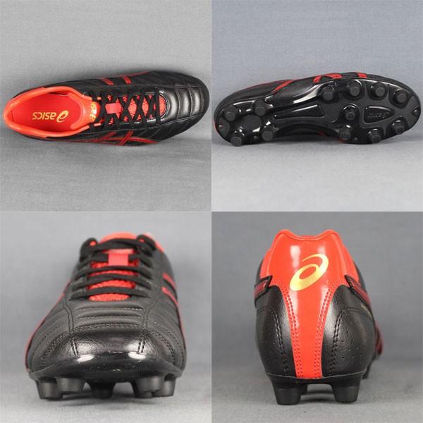 アシックス DS LIGHT WB TSI739（サッカースパイク） ASICS DS ライト WB レッド×ブラック 【asics|アシックス