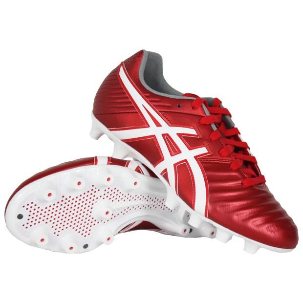 未使用品　アシックス サッカー スパイク　DS　LIGHT3　 レッド 27.5 ASICS（アシックス） DSライト 3 ワイド クラシックレッド×ホワイト