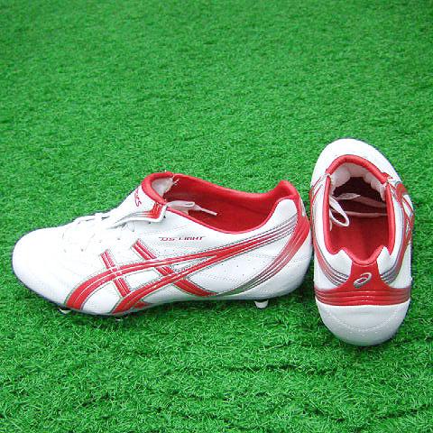 ASICS（アシックス） DS ライト WD SI ホワイト×レッド 【asics