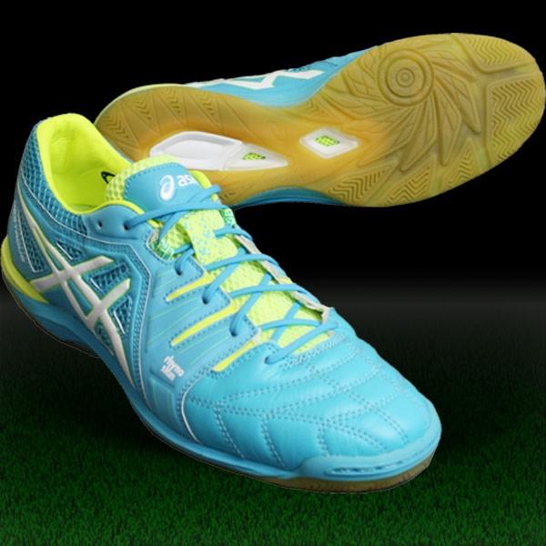 アシックス フットサルシューズ DESTAQUE 6 K KI Kemari87 ASICS（アシックス） デスタッキ 6 K ターコイズブルー×ホワイト