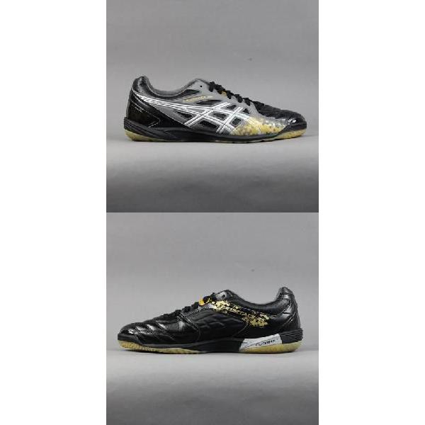 ASICS（アシックス） デスタッキ 4 J wide ブラック×シルバー 【asics