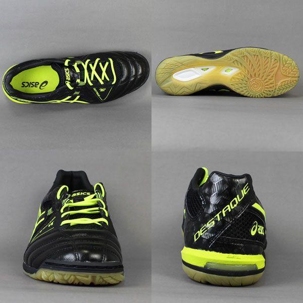 ASICS（アシックス） デスタッキ 5 K ブラック×ネオンイエロー 【asics
